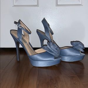 Blue Rose High Heels